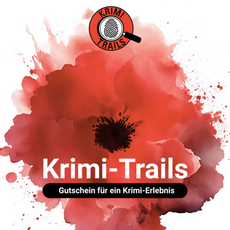 Gutschein Krimi-Trails mit floralem Motiv