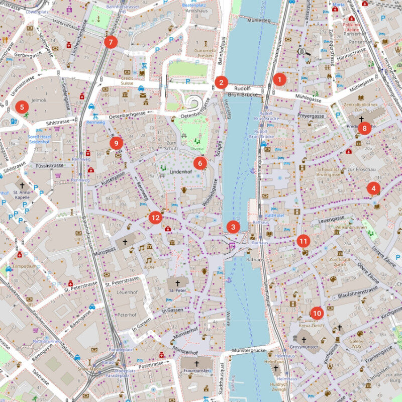 zürich-situationsplan zürich-situationsplan